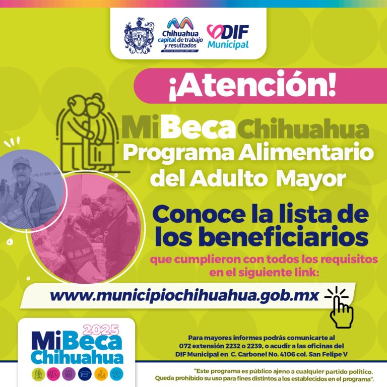Presenta DIF Municipal lista de beneficiarios del Programa Alimentario del Adulto Mayor 2025 Presenta DIF Municipal lista de beneficiarios del Programa Alimentario del Adulto Mayor 2025