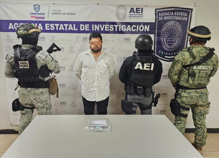 Detenido en flagrancia con más de medio millar de pastillas de fentanilo en Cd Juárez