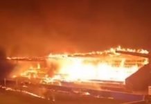 Adolescente incendia una grada tras el descenso del club finlandés FC Haka