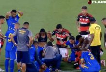 Futbolista convulsiona en pleno partido en Brasil