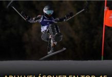 Arly Velásquez termina en el lugar 15 y logra su mejor tiempo en los Juegos Paralímpicos de Invierno