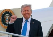 Jubila Trump el avión presidencial Air Force One